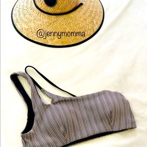 Hurley Radial Asymmetric Surf Top bikini small NWT